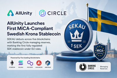 Swedish krona stablecoin SEKAU launching on multiple blockchain networks with EU MiCA compliance
