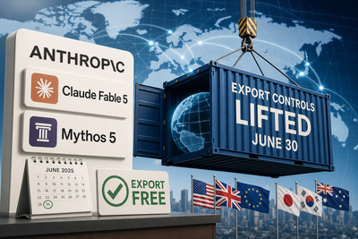 Anthropic AI model export controls lifted showing government and tech company collaboration