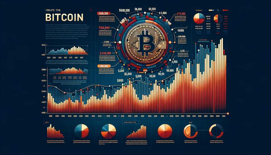 Heatmap showing Bitcoin accumulation intensity across different price levels with $60K-$70K range highlighted
