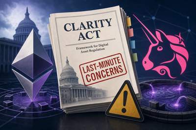Diagram showing the CLARITY Act's potential impact on decentralized finance protocols and centralized stablecoin issuers