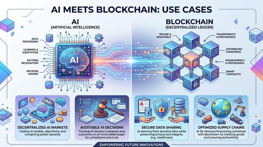 AI x crypto: marketplaces, DePIN compute, and agent infrastructure (conceptual)