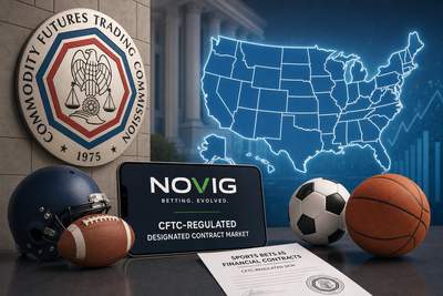 Novig CEO Jacob Fortinsky speaking about sports betting regulation at Consensus Miami 2026