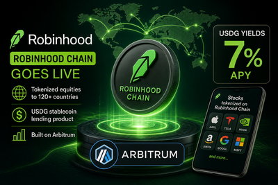 Robinhood Chain Layer 2 blockchain launch with USDG stablecoin and tokenized stock trading infrastructure