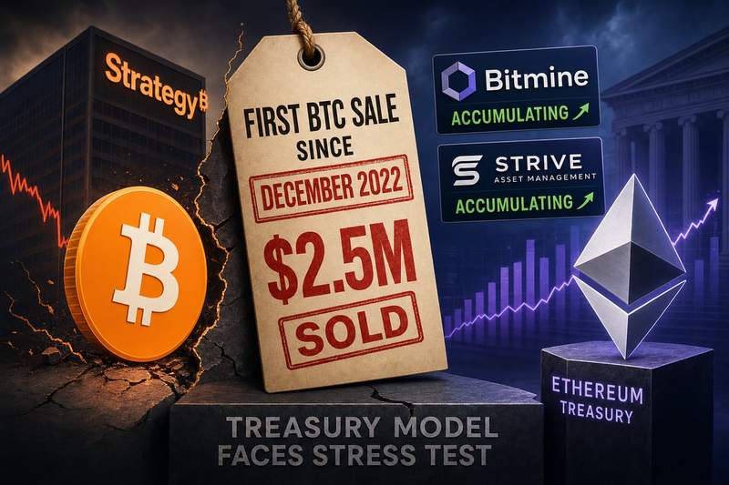 Corporate treasury firms diverging on Bitcoin and Ethereum accumulation strategies
