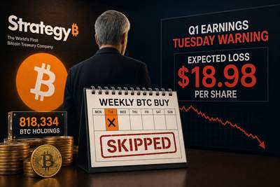 Strategy corporate Bitcoin holdings pause ahead of Q1 2026 earnings report