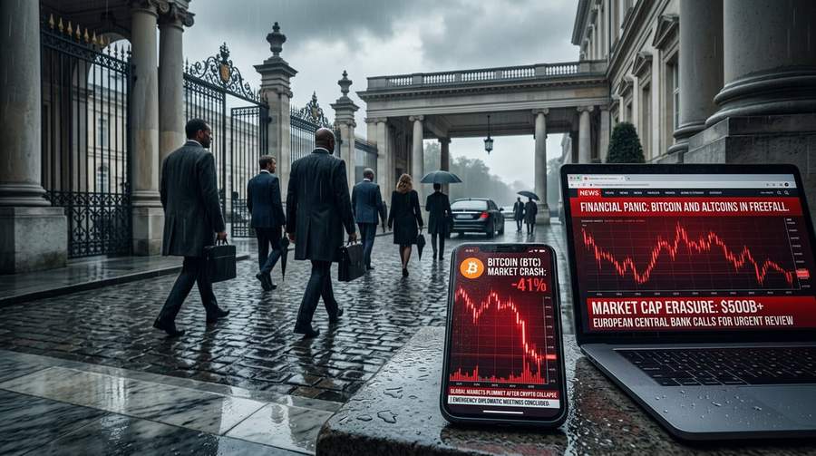 Diplomats leaving Vienna talks as crypto prices plummet on trading screens